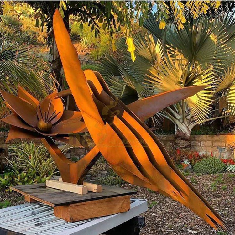 weathering steel sculpture
